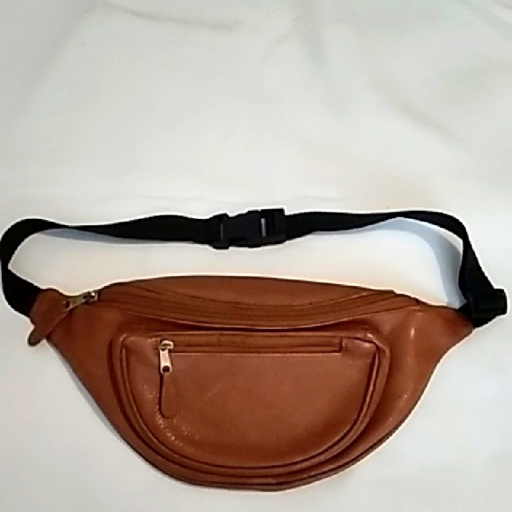 Leather Belt Bag  Sz 12"X 7"